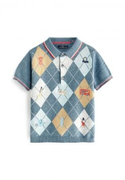 Next Kinder ARGYLE PATTERN - Poloshirt - Blue -Next Verkäufe 2022 52b613b5683843f49a42f4084ed4c25d