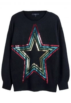 Next Damen FUN STAR - Strickpullover - Dark Blue -Next Verkäufe 2022 52e4213808df4acc82da723a07d9351b