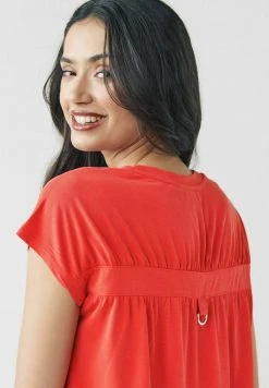 Next Damen CAP SLEEVE SCOOP NECK - T-Shirt Print - Red -Next Verkäufe 2022 52f91643b7bd4428abac860a13bba54f