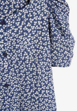 Next SHIRRED - Freizeitkleid - Blue | Kinder -Next Verkäufe 2022 53092f167d4547a1b8812bc4f0da88f4