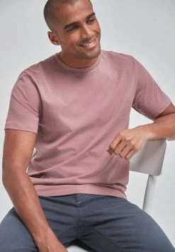 Next Herren TERRACOTTA - T-Shirt Basic - Mottled Pink -Next Verkäufe 2022 5351d7a1e4504999b1923fd198b333f7