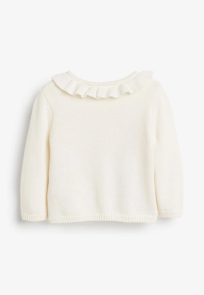 Next Kinder BUNNY FRILL - Strickjacke - Off-white 2 Next Kinder BUNNY FRILL - Strickjacke - Off-white – Bild 2