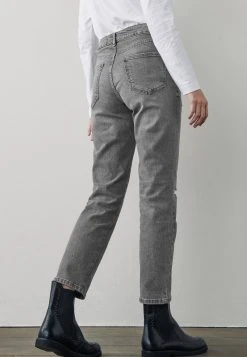 Next Damen Jeans Relaxed Fit - Grey