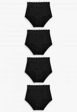 Next Damen 4 PACK - Slip - Black