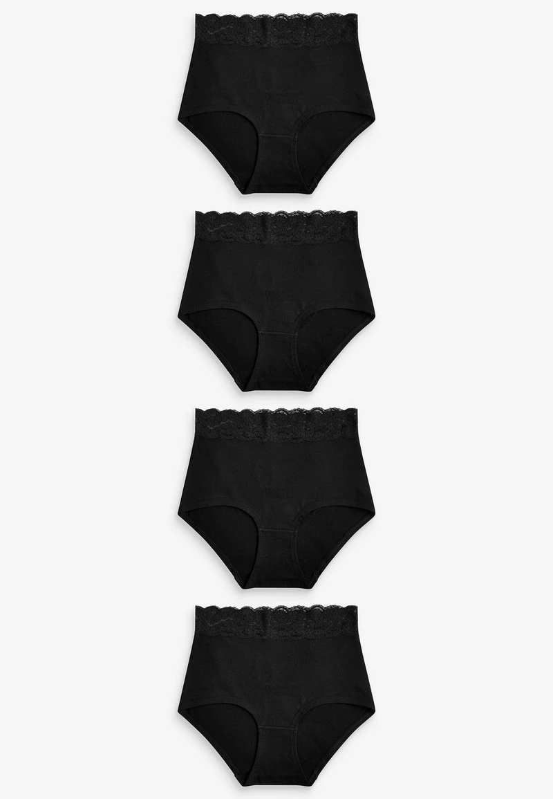Next Damen 4 PACK - Slip - Black 1 Next Damen 4 PACK - Slip - Black