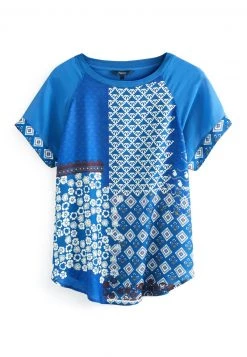 Next SHORT SLEEVE - T-Shirt Print - Blue | Damen -Next Verkäufe 2022 54b1405758f940b68131bf1801f4d80d