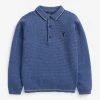 Next TEXTURED - Poloshirt - Mottled Blue | Kinder