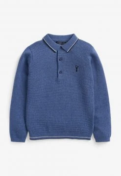 Next TEXTURED - Poloshirt - Mottled Blue | Kinder