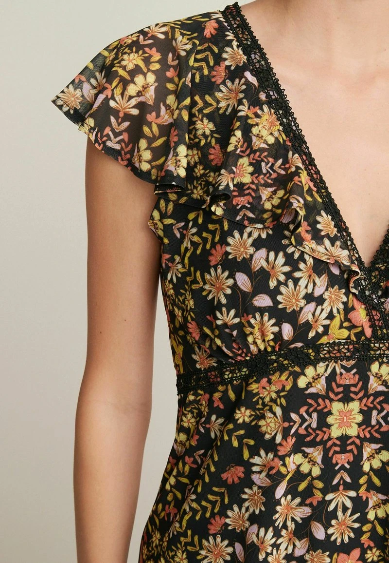 Next Damen FLUTTER - Jerseykleid - Black Floral 4 Next Damen FLUTTER - Jerseykleid - Black Floral – Bild 4