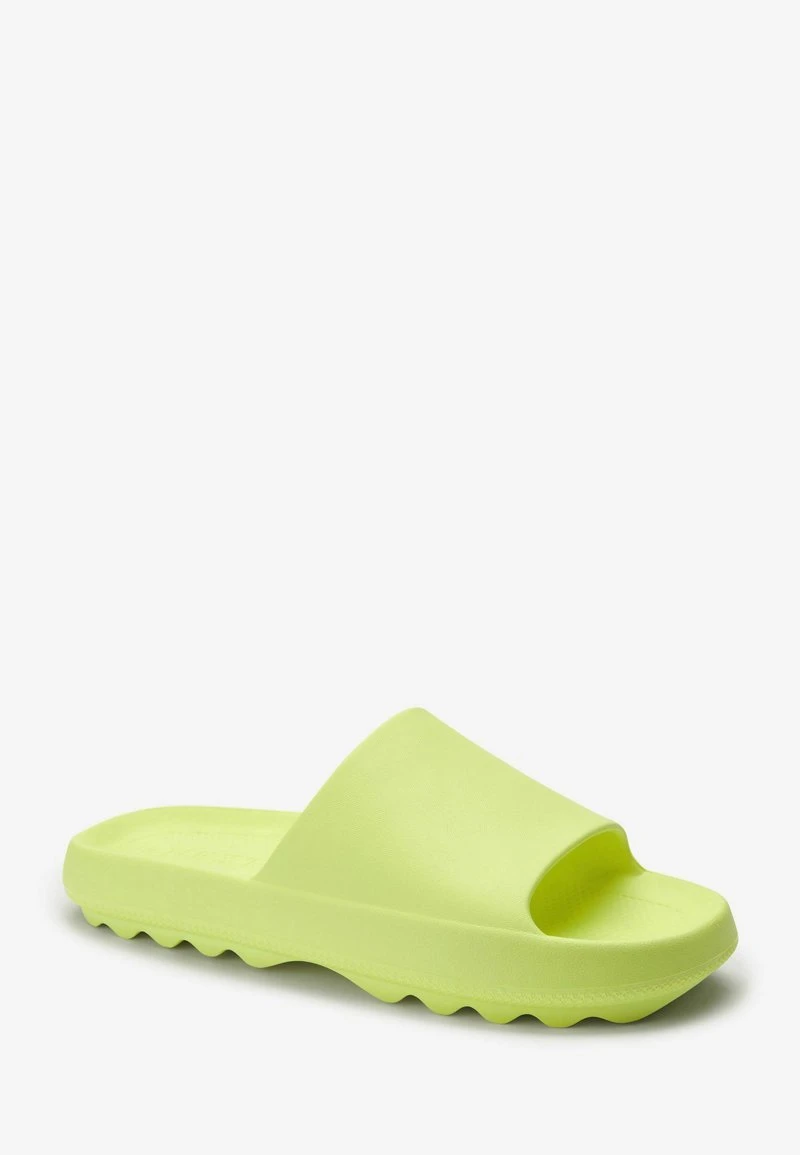 Next Damen CHUNKY - Pantolette Flach - Lime Green 2 Next Damen CHUNKY - Pantolette Flach - Lime Green – Bild 2