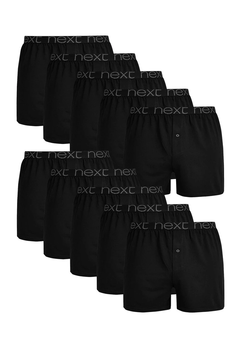 Next Herren LOOSE FIT PURE COTTON 10 PACK - Panties - Black 1 Next Herren LOOSE FIT PURE COTTON 10 PACK - Panties - Black