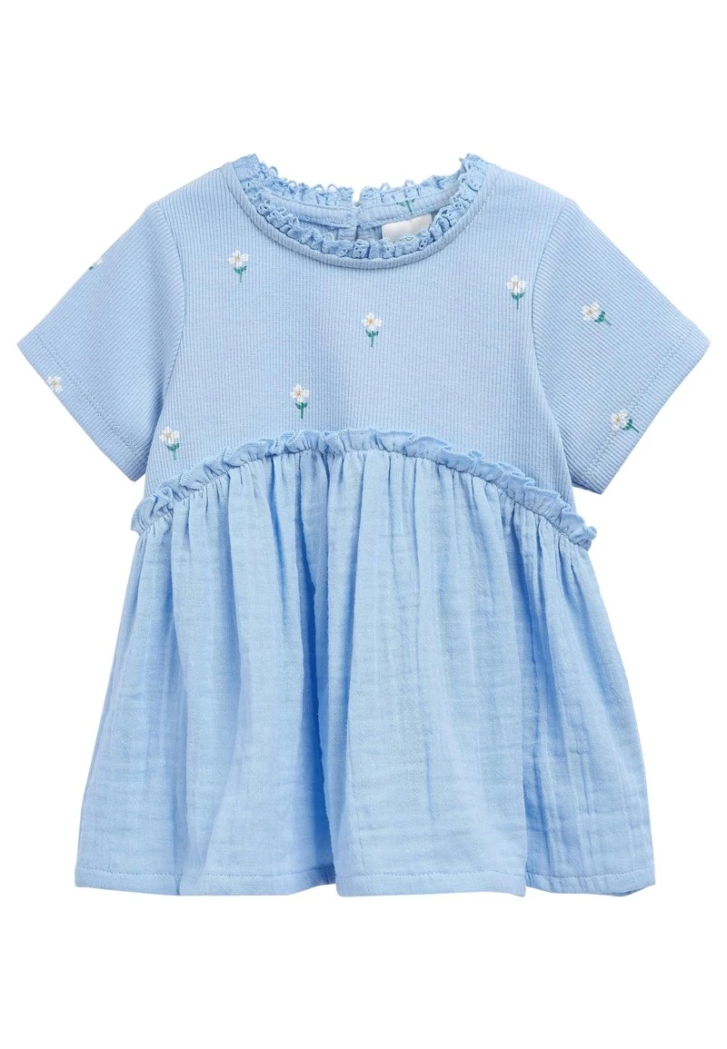 Next Kinder Bluse - Blue Ditsy 1 Next Kinder Bluse - Blue Ditsy