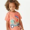 Next Kinder APPLIQUÉ - T-Shirt Print - Orange
