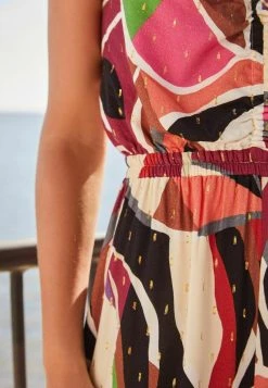 Next Damen RUCHED HALTER - Jumpsuit - Pink Print -Next Verkäufe 2022 55bb88ce303b4e92a4f20c59ab1011bf