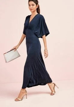 Next Damen VOLUME SLEEVE - Freizeitkleid - Navy Blue