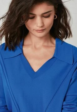 Next Damen V-NECK LONG SLEEVE - Strickpullover - Blue -Next Verkäufe 2022 55e36c53dfd14c768fbc575c2cf78dc0