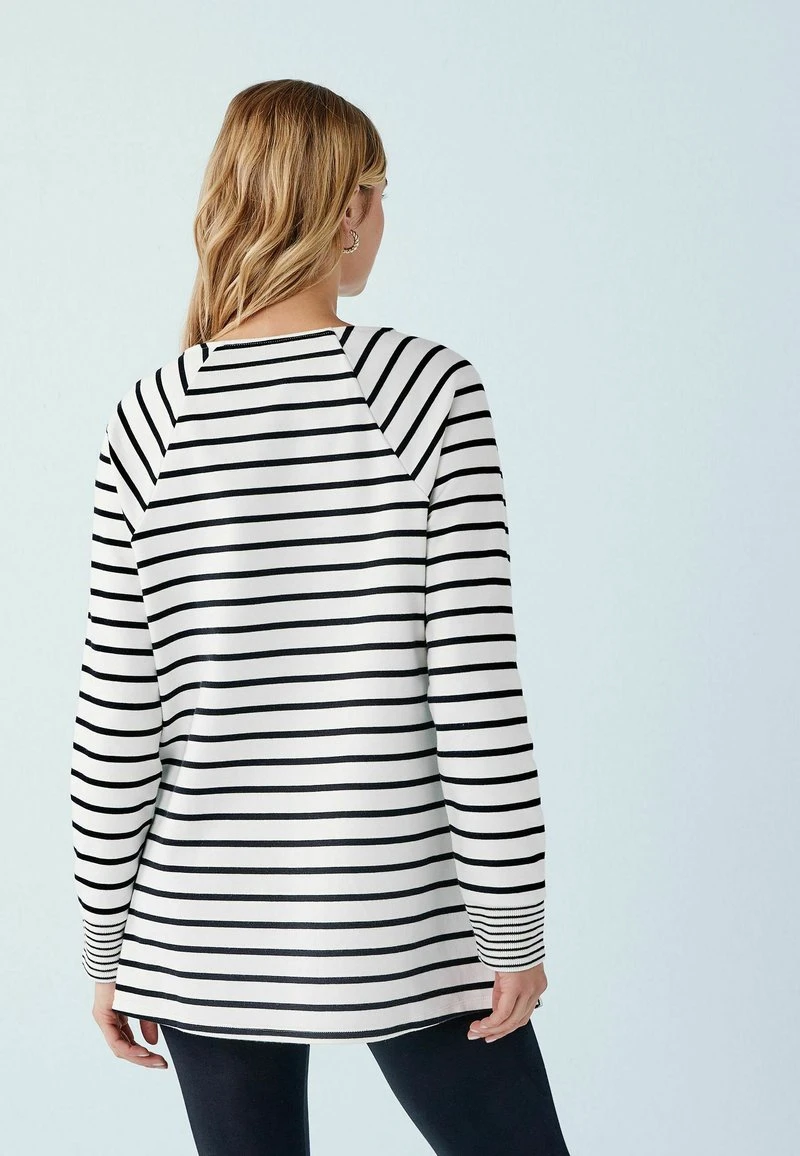 Next Damen PREMIUM STRIPE - Sweatshirt - Black On White 3 Next Damen PREMIUM STRIPE - Sweatshirt - Black On White – Bild 3