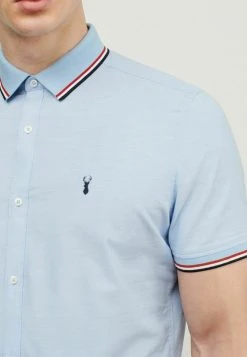 Next Herren STRETCH OXFORD TIPPED COLLAR SHORT SLEEVE - Hemd - Blue -Next Verkäufe 2022 568e58ecd015416f9d934d16bab1959a