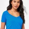 Next Damen SLOUCH - T-Shirt Basic - Blue-grey