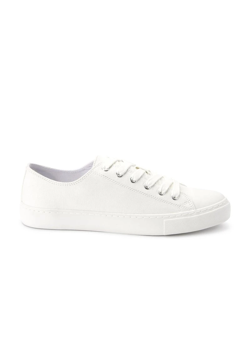 Next Damen BASEBALL CANVAS - Sneaker Low - White 1 Next Damen BASEBALL CANVAS - Sneaker Low - White