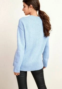 Next Damen V-NECK - Strickpullover - Blue -Next Verkäufe 2022 5718076935b04fc3a6f7bb1fd94440c9