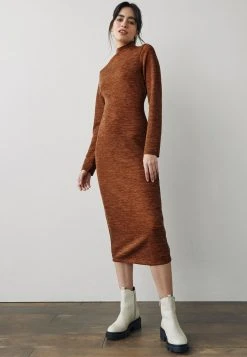 Next Damen Etuikleid - Apricot