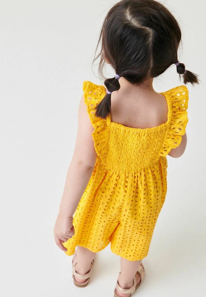 Next Kinder BRODERIE - Jumpsuit - Mango Yellow 2 Next Kinder BRODERIE - Jumpsuit - Mango Yellow – Bild 2
