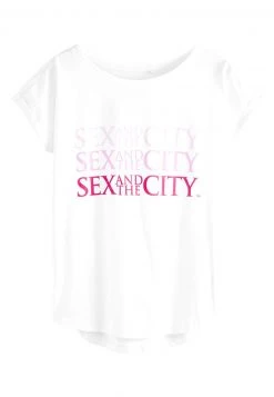 Next Damen T-Shirt Print - White Pink Sex And The City Graphic -Next Verkäufe 2022 573feb7909914715ab24dc4b4d4d6cd2