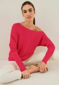 Next Damen OFF THE SHOULDER - Strickpullover - Bright Pink -Next Verkäufe 2022 5751b4b3e3044095ab41f4e9e1d10398