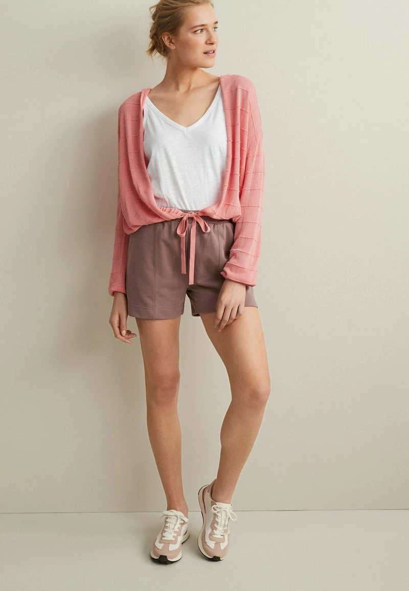 Next Damen TIE HEM - Strickjacke - Pink 2 Next Damen TIE HEM - Strickjacke - Pink – Bild 2