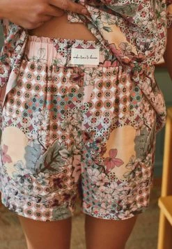 Next Damen BUTTON THROUGH - Nachtwäsche Set - Pink Green Patchwork -Next Verkäufe 2022 576ec60a679149978a62bc259f8efd03