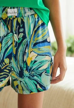 Next Damen SET - Nachtwäsche Set - Green Blue Leaf Print -Next Verkäufe 2022 577faee1de31492e8637f12dd6a45b4b