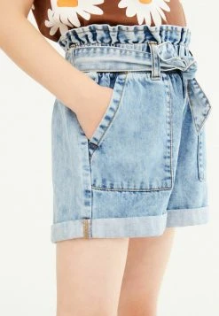 Next PAPERBAG - Jeans Shorts - Bleached Denim | Kinder -Next Verkäufe 2022 5804b85ca2f64d32bb52960999700b25