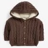 Next Kinder Strickjacke - Dark Brown