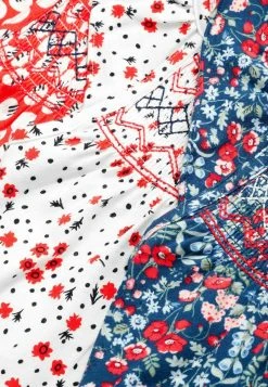 Next Kinder PACK SHIRRED NECK - Nachtwäsche Set - Red/white/navy Floral -Next Verkäufe 2022 58229e1ca1dc4a2bbde69424c1a23d51