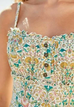 Next Damen RUFFLE - Badeanzug - Morris Co Ecru Floral -Next Verkäufe 2022 5847b52848534d0ab7685aeaa3496458