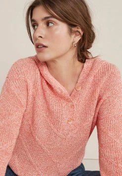 Next Damen ACID WASH - Strickpullover - Pink