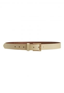 Next Damen NAVY ESSENTIAL LEATHER BELT - Gürtel - White