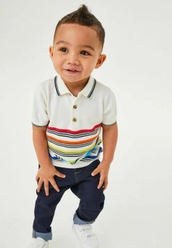 Next Kinder STRIPE SHORT SLEEVE - Poloshirt - Multi