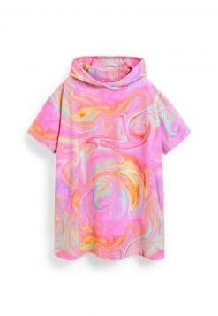 Next Damen TOWELLING PONCHO - Cape - Pink