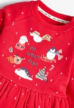 Next Kinder CHRISTMAS PEPLUM - Sweatshirt - Red -Next Verkäufe 2022 58e450e484774235b5bf9070860144b9