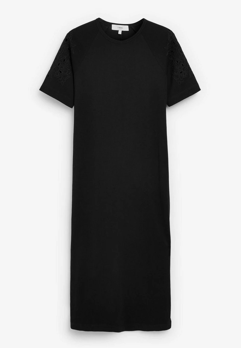 Next Damen BRODERIE - Maxikleid - Black 4 Next Damen BRODERIE - Maxikleid - Black – Bild 4