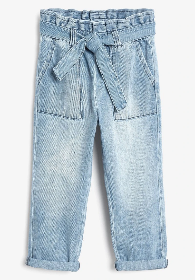Next Kinder PAPERBAG - Jeans Straight Leg - Light-blue Denim 3 Next Kinder PAPERBAG - Jeans Straight Leg - Light-blue Denim – Bild 3