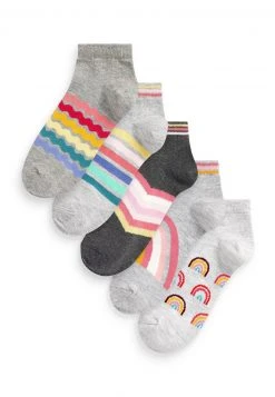 Next Damen RAINBOW 5 PACK - Socken - Grey
