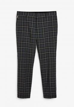 Next Herren CHECK - Stoffhose - Black -Next Verkäufe 2022 5972a087e10f4aa2942fba41f277b6ea