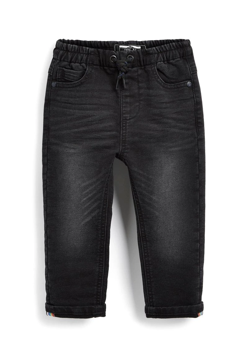 Next RAINBOW TRIM - Jeans Slim Fit - Black | Kinder 1 Next RAINBOW TRIM - Jeans Slim Fit - Black | Kinder