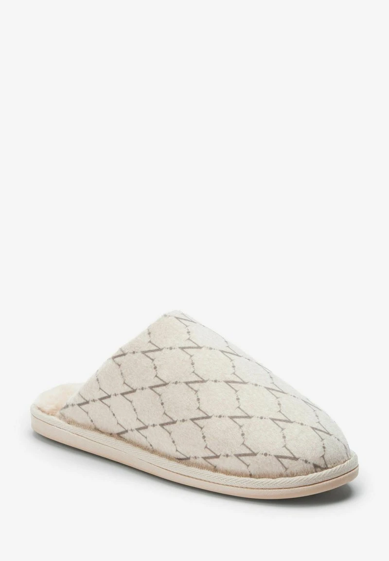 Next Damen Hausschuh - Off-white 2 Next Damen Hausschuh - Off-white – Bild 2
