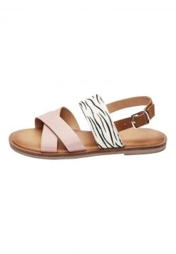 Next Kinder PINK/ ZEBRA CROSS STRAP SANDALS (OLDER) - Riemensandalette - Pink