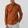 Next Herren LONG SLEEVE - Hemd - Orange