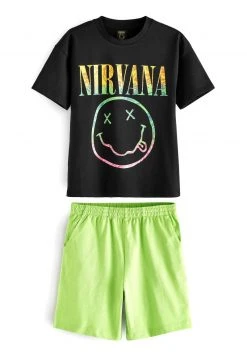 Next Kinder Nachtwäsche Set - Black Green Nirvana